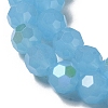 Imitation Jade Glass Beads Strands EGLA-A035-J8mm-L07-3