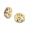 316 Surgical Stainless Steel Rhinestone Spacer Beads X-STAS-L285-001G-02-1-2