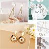 304 Stainless Steel Stud Earring Findings STAS-UN0015-34-6