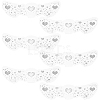10Pcs Transfer Sticker Proof Removable Temporary Tattoos Stickers DIY-SP0003-65B-06-1