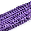 Braided Imitation Leather Cords LC-S002-5mm-09-2