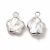 Baroque Natural Keshi Pearl Connector Charms PEAR-P004-22A-P01-2