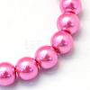 Baking Paint Glass Pearl Bead Strands HY-Q003-3mm-54-2
