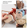 2 Skeins 2 Styles Polyester Cloth Yarn OCOR-TA0003-72-8