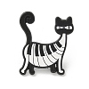 Cat with Musical Note Enamel Pins JEWB-Q008-03A-1