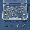 16Pcs Brass Stud Earring Findings KK-FS0001-56P-6