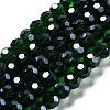 Electroplate Transparent Glass Beads Strands EGLA-A035-T10mm-A10-1