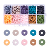 Beadthoven 2100Pcs 10 Colors Handmade Polymer Clay Beads CLAY-BT0001-04-7