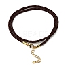 Nylon Milan Cord Necklace Making MAK-M028-01G-20-2