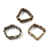 Natural Mexican Agate Beaded Stretch Bracelets BJEW-D036-01-1