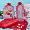 30pcs Large Organza Pouches Portable Shoes Bag Travel Storage Drawstring Bags OP-SP0001-03B-04-4