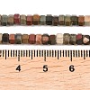 Natural Polychrome Jasper/Picasso Stone/Picasso Jasper Beads Strands G-G345-C24-2x4mm-5