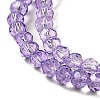Transparent Baking Paint Glass Beads Strands DGLA-A034-T4mm-D03-3