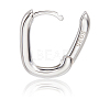 1 Pair 925 Sterling Silver Hoop Earrings EJEW-BBC0001-83P-6
