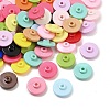 Opaque Acrylic Beads OACR-H058-17-1