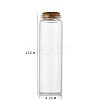Glass Bottle CON-WH0085-73H-1