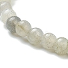 Natural Labradorite Beaded Stretch Bracelets BJEW-A117-A-42-3