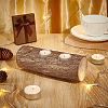 Wooden Candlestick AJEW-WH0591-167-4