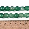 Natural Green Onyx Agate Beads Strands G-Q608-08A-03-5