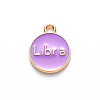 Alloy Enamel Pendants ENAM-S124-01A-01K-3