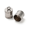 201 Stainless Steel Cord Ends STAS-S167-01G-P-2
