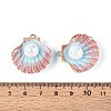 Opaque Resin Pendants RESI-T056-02M-4