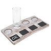 Wooden Shot Glasses Serving Tray WOOD-WH0030-40-1