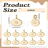 10Pcs Alloy Pendants FIND-LP0003-36G-2