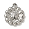 Anti-Tarnish 304 Stainless Steel Pendants STAS-Q334-25P-1