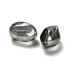 Full Rainbow Plated Crystal Glass Oval Beads Strands EGLA-F026-A02-1