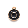 Alloy Enamel Pendants X-ENAM-S124-01B-08C-2