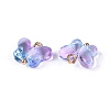 Alloy Glass Pendants GLAA-P080-01G-08-2