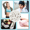 100 Bags ABS Plastic Imitation Pearl Rivet Studs DIY-GF0013-39-5