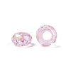 Transparent Glass European Beads GPDL-N005-D14mm-A02-2