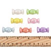 40Pcs UV Plating Opaque Acrylic Beads OACR-FS0002-27-5