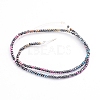 Electroplated Non-magnetic Synthetic Hematite Beads Strands G-L562-12C-2