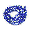 Electroplate Glass Beads Strands EGLA-A044-P6mm-A32-3