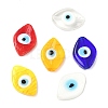 Handmade Eye Evil Lampwork Beads Strands LAMP-G168-07-3