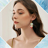 12 Sets Flora Leaves & Lily Flower Charms FIND-SC0016-69-5
