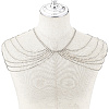 Brass Rhinestone Sexy Shoulder Bra Body Chain FIND-FH0008-13S-4