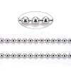 304 Stainless Steel Ball Chains CHS-F009-01A-P-1