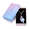 Best Wish Cardboard Pendant Necklace & Ring Boxes CBOX-L008-007B-01-3