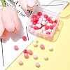 70Pcs Rubberized Style Acrylic Beads MACR-FS0001-71B-8