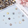 Iron Rhinestone Claw Settings IFIN-FH0001-15-4
