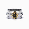 Sunflower Zinc Alloy Finger Rings FS-WGCE082-04-1