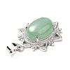 Natural Green Aventurine Pendants G-B033-03P-23-4