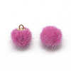Faux Mink Fur Covered Charms X-WOVE-S084-36K-1
