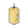 Ion Plating(IP) 304 Stainless Steel Pendants STAS-F307-15G-1