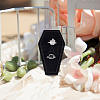 Halloween Theme Coffin Shaped Velvet Finger Ring Boxes VBOX-WH0015-01A-5