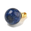 Natural Lapis Lazuli Perfume Bottle Pendants G-K338-22G-06-2